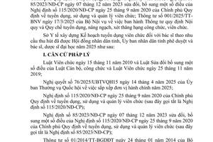Kế hoạch Tuyển dụng viên chức (bác sĩ, dược sĩ) năm 2025